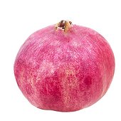 Pomegranate on white background 