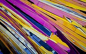 Portugal ; Benzoic acid crystals photomicrography with polarized light. Portugal