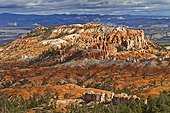 Natural amphitheater in Bryce Canyon NP USA