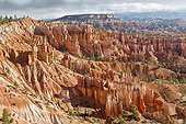 Natural amphitheater in Bryce Canyon NP USA
