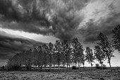 Clouds and rain over the countryside - Champagne-Ardenne France