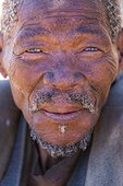 Portrait of a Man Bushman - Kalahari Botswana