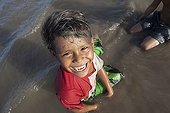 Children playing in the Amazon - Brazil Amapa 