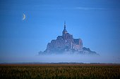 Mont St. Michel at Dawn - Normandy France 