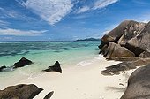 Landscape of the island of Denis - Seychelles