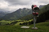 Canon snow in summer - Ski resort of Châtel France Alps