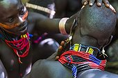 Hamer men at a ceremony - Omo valley Ethiopia 