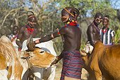 Hamer people at a ceremony - Omo valley Ethiopia  ; When Ukuli 
