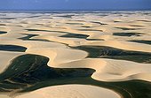 Dunes and lagoons interdunal - Brazil Lençóis Maranhenses