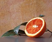 Cutted blood orange 