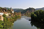 Ambialet Village in the Gorges du Tarn - France 
