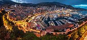 Port Hercule at night - Monaco 