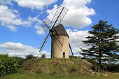 Le Moulin de Bourdeille - Aquitaine France ; Mill called "Gibra" probably built around 1831 and restored in 1975. 