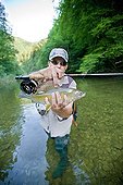 Presentation of an European Grayling fly fishing - France ; River Dessoubre 