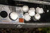 Hail from a supercell storm - France 