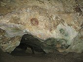 Hand negative - Cave Sumpang bita Sulawesi Indonesia ; In October 2014, these paintings have been recognized as one of the oldest in the world (- 39 000 years) by a team of US researchers. 