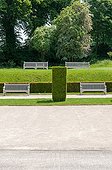 Benchs in a public garden