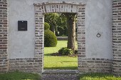Door at a garden entrance