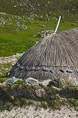 Iron Age village - Lewis island Outer Hebrides Scotland UK ; nearby Bostadh Beach