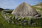 Iron Age village - Lewis island Outer Hebrides Scotland UK ; nearby Bostadh Beach