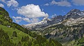 La Pointe Percee - Aravis Massif France ; above the Grand Bornand