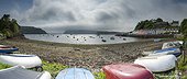 Boat on the beach in Portree - Isle of Skye Scotland Hebrides