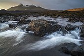 Sligachan River and mountain Sgurr nan Gillean - Skye