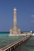 Lighthouse of Sanganeb Reef, Red Sea, Sudan