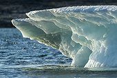 Summer sun light melting iceberg in Wager Bay, Ukkusiksalik National Park, Nunavut Territory, Canada