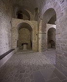 Chapelle Notre-Dame-Sous-Terre, abbaye du Mont Saint-Michel ; Mont Saint-Michel - Manche - Normandie - France
