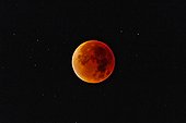 Moon Eclipse, Crete du Colombier, Ain , France