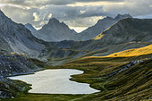 Orrenaye lake, Haute Ubaye, French Alps, France
