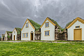 Glaumbær, old farmhouse with walls and peat roofs, Varmahlid, Iceland