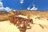 Sandstone canyon, Ankarafantsika National Park, Mahajanga Province, Madagascar, Africa