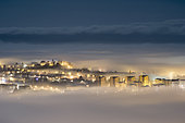 Winter fog on Seynod, Haute-Savoie, Alpes, France