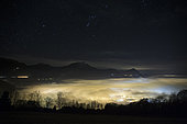 Air and light pollution on the middle valley of the Arve, Cluses, France