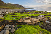 Coastline of Kilmaluag Bay, Skye Hebrides, Scotland