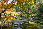 Muirin-an garden in Kyoto, Japon
