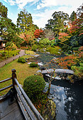 Japanese garden at Shoren-in in Japan, Kyoto, Japan