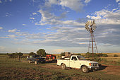 Boatmen's beekeepers of the Parana Delta. The evening before leaving for the islands, Carlos goes to get his hives two hours from Victoria, on a field belonging to a childhood friend, a cattle raiser.