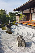 Zen garden of the Zuihou-in temple belonging to the Daitoku-ji ensemble, Kyoto, Japan