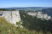 Geological cirque of Creux du Van, Jura, Switzerland