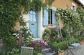 The house, The Garden of Mary, Neuilly-en-Sancerre, The Pinard Wood, Cher, France