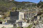 Castillon dam Power Plant, Alpes de Haute-Provence, France