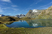 Landscape of the Gran Paradiso National Park, Alps, Italy