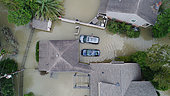 Harvey hurricane effect, Houston, Texas, USA - August / September 2017