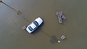 Harvey hurricane effect, Houston, Texas, USA - August / September 2017