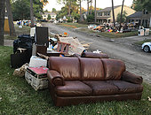 Harvey hurricane effect, Houston, Texas, USA - August / September 2017