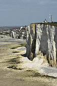 Cliffs' erosion, Ault, Somme, Picardie, France