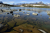 Mountain lake, Bear's Archipelago, East Coast Greenland